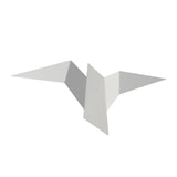Maxbell Warm Light Color LED Flying Bird Wall Lamp Wall Light for Cafe Bedroom Loft White