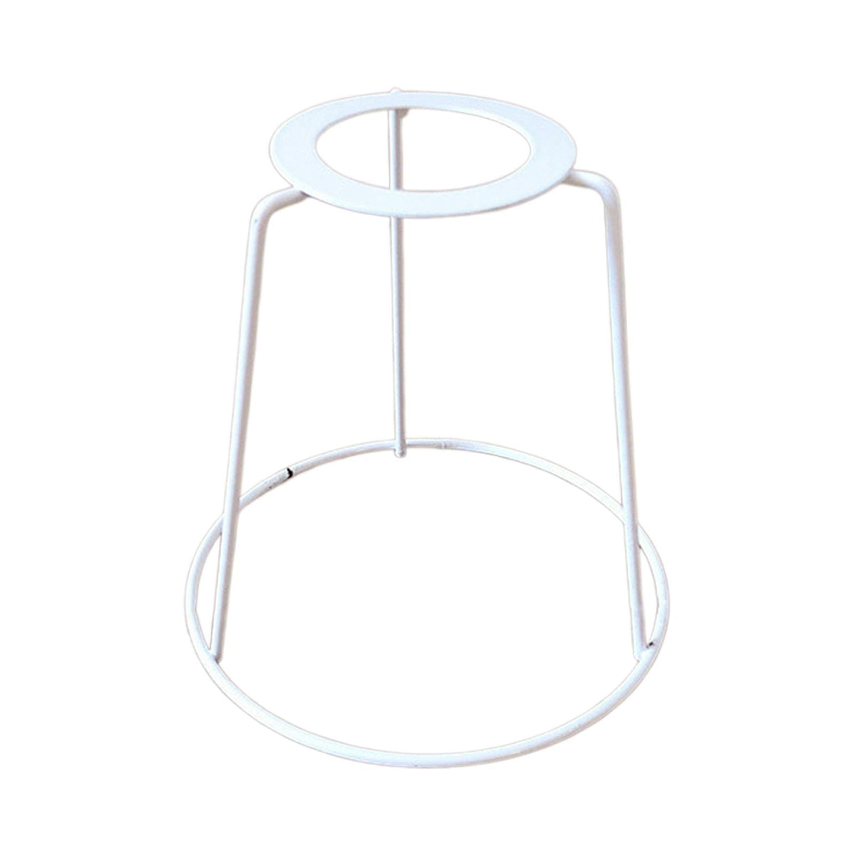 Maxbell Lamp Shade Frame Ring Lightweight Light Stand for Wedding Bedroom Cafe 12cm x 12cm