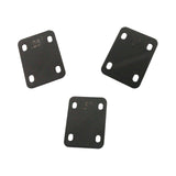 Maxbell 3x 4 Holes Neck Plate Gasket Replace Cushion Shim Durable for Bass Guitarist