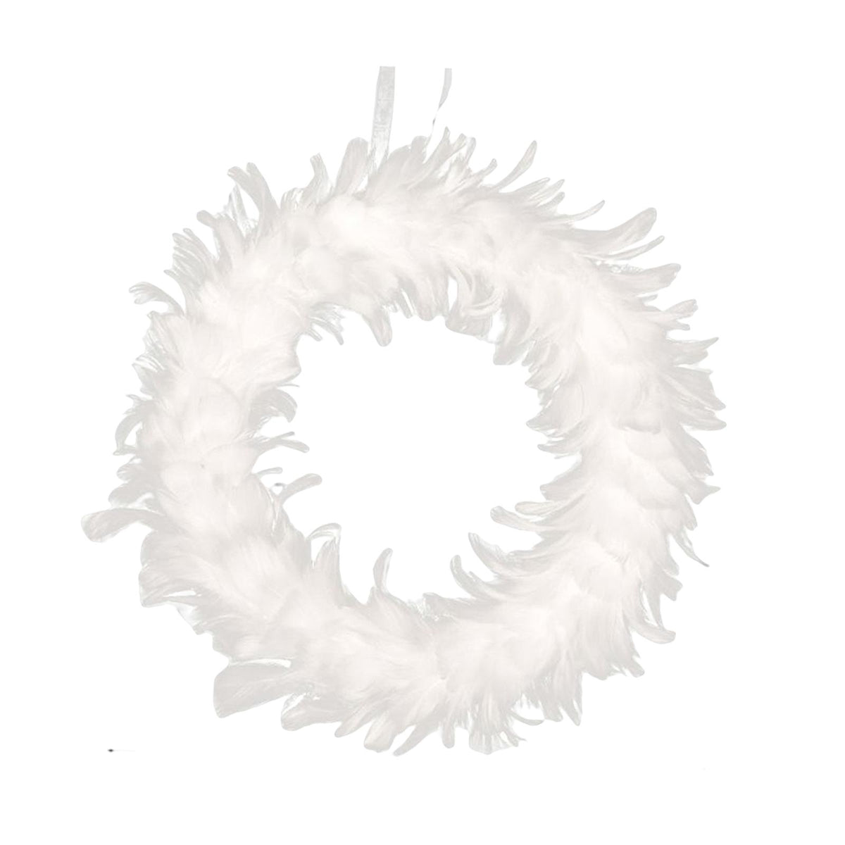 Maxbell 30cm Door Front Wreath Festival Backdrop Office Artificial Feather Garland