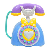 Maxbell Vintage Telephone Landline Kids Pretend Play Early Educational Toy Blue