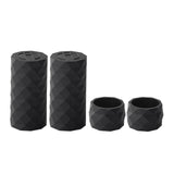Maxbell 4x Bike Handlebar Tapes Anti Vibration Professional Silicone Handlebar Grips black