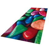 Max 3D Living Room Area Rug Runner Anti-Skid Floor Mat Carpet Colorful Pebbles