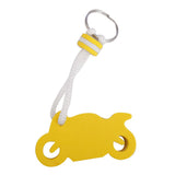Maxbell Portable Floating Motorcycle Keyring Buoyant Key Ring for Water Sport Yellow