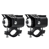 Maxbell 2x Motorcycle Auxiliary Driving Lights Spotlight for ATV Car Truck Black