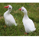 Max Artificial Feathered Animal Bird Garden Figurine Decor Goose