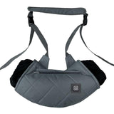 Maxbell Heated Hand Muff USB Electric Heating Hand Warmer Pouch for Hiking Ski Gray
