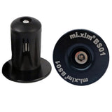 Maxbell 1 Pair Aluminum Alloy Bar End Plugs Handlebar End Caps for MTB Bikes Black