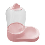 Maxbell Automatic Pet Feeder Food Bowls Food Dispenser Kitten Waterer Bunny Dish Pink Food