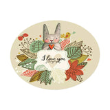 Maxbell Playroom Rug Round Floor Mat Crawling Play Mat Soft for Nursery Bedroom 80cm