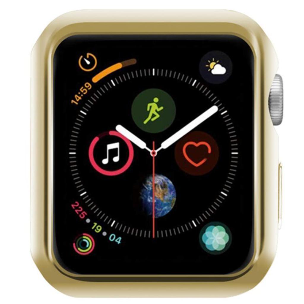 Maxbell 40mm Anti-drop TPU Watch Protective Shell for Apple Watch Series 4 gold