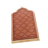 Maxbell Worship Mat Floor Carpet Thickened Floor Mat Prayer Mat for Wedding Travel Orange L