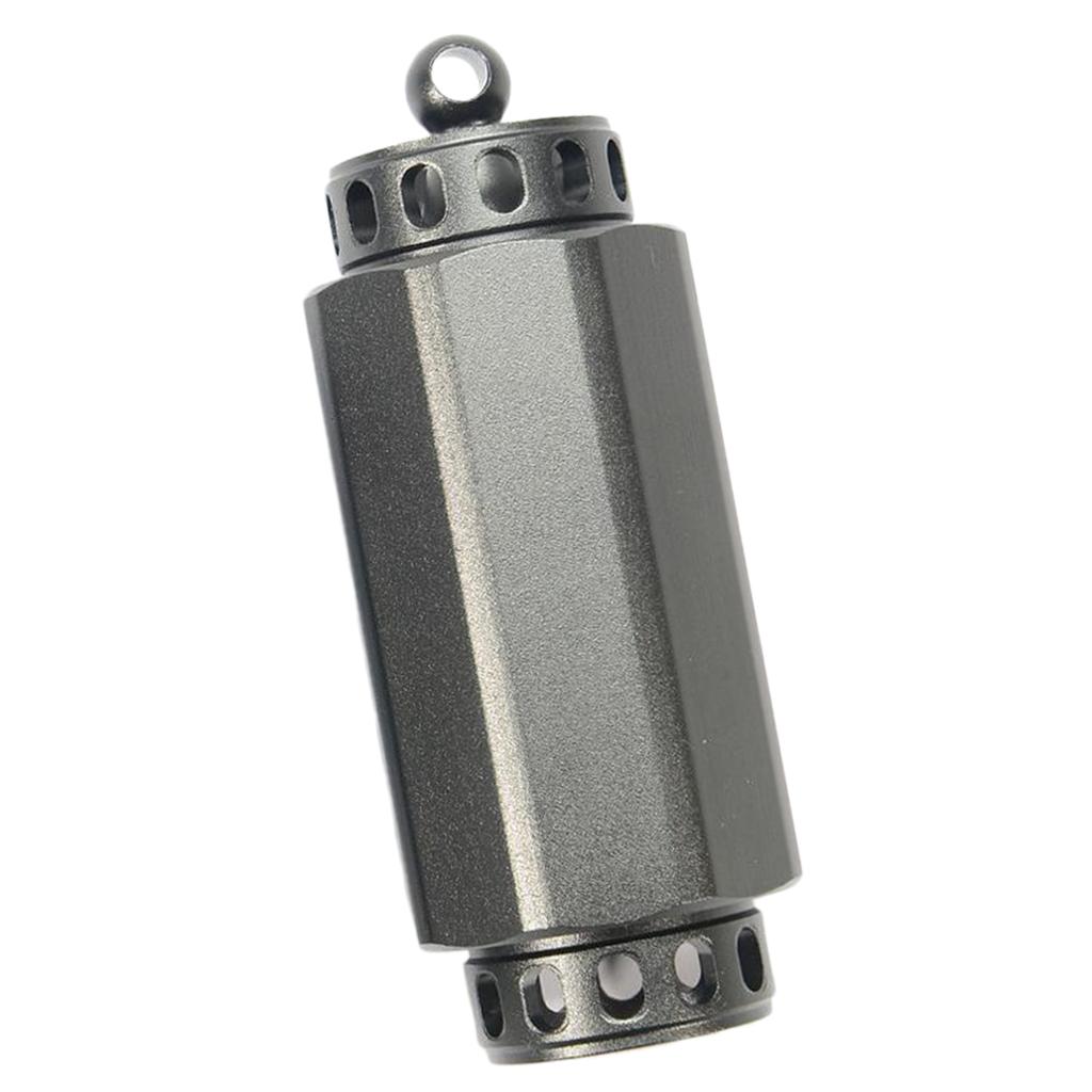 Max Outdoor Survival Aluminium Cases Waterproof Capsule Sealed Bottle   L Gray