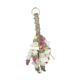 Maxbell Colourful Parrot Chewing Toy Durable Wooden Bite Climbing for Canary Macaws