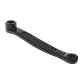 Maxbell Compact 170mm Black Steel Iron Bicycle Left Crank Arm with Prismatic Hole