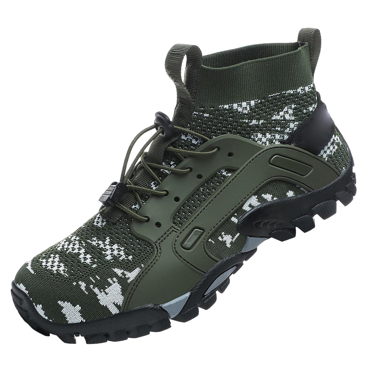 Maxbell Water Shoes Sneakers Lightweight Hiking Shoes for Outdoor Trekking Casual 43Yard White Green