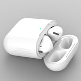 Maxbell Earphones Protective Cover for Airpods Wireless Earphone Case White
