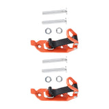 Maxbell 2x Shovel Mount for Roof Rack Premium Shovel Mount for Roof Rack Boats Truck Orange