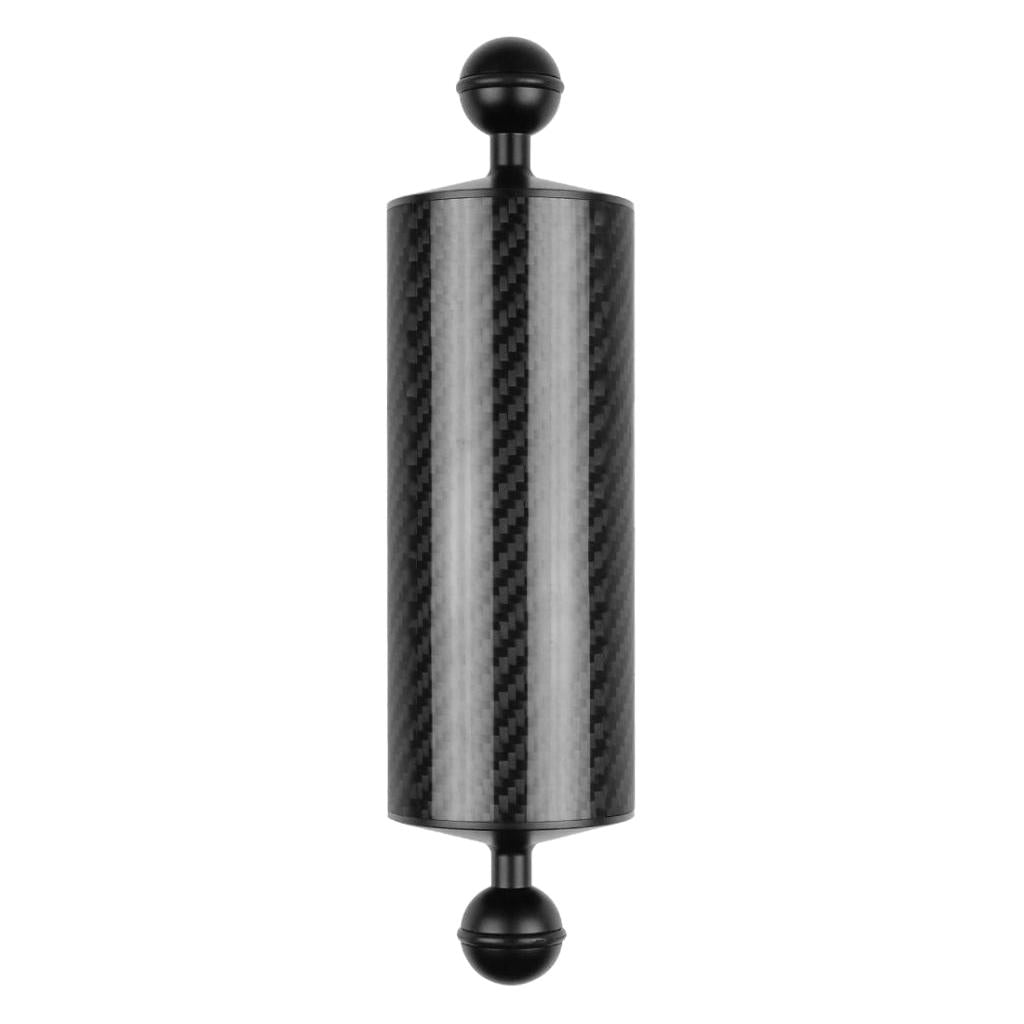 Max Underwater Diving Carbon Fiber Float Arm Ball Buoyancy Extend Bracket Black