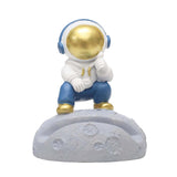 Maxbell Creative Spaceman Desktop Phone Holder Support Bracket Resin for Office Style D