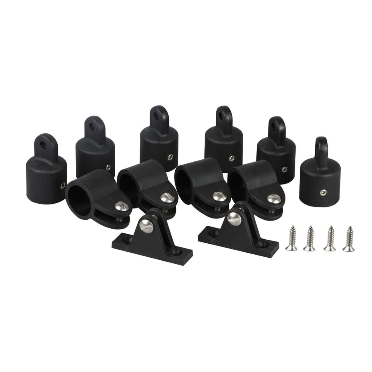 Maxbell 12Pcs Marine Boat Cover Nylon Hardware Accessories for Ship Traveling 25mm