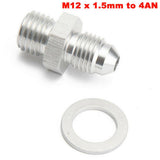 Maxbell M12x1.5mm To AN-4 Oil Feed Adapter For VOLVO 1.5mm Restrictor Turbocharger