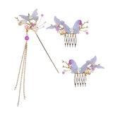 Maxbell Women Hair Sticks Accessories Chopstick Hairpins Tassel Hairpin for Bridal