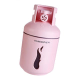 Max Gas Tank Shape USB House Humidifier & Colorful Night Light Pink