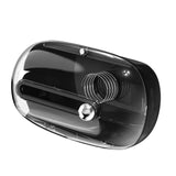 Maxbell Wall Mounted Tissue Box Cover Napkin Holder Home Decoration Toilet Paper Box Black with argent