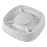 Maxbell Cat Dog Pet Food Bowl 4 Sections Divided Accessories Anti Skid Base Durable Grey