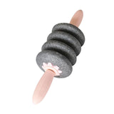 Maxbell Roller Wheel Exercise Wheel Abdomen Stretching Trainer Home Equipment pink