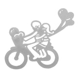 Maxbell Lovers With Bike Cutting Dies Stencils For DIY Embossing Paper Cards Craft
