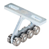 Maxbell Installation Roller Trolley 8 Wheel Silent Hardware Accs Smooth for HH008