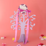 Max Wedding Candy Gift Box Hanging Tree Stand Table Centerpiece Decor DIY Purple