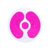 Maxbell Waist Twister Wriggling Plate Twisting Waist Disc for Adult Body Sculpting Rose Red