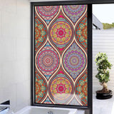 Max Floral Static Cling Stained Window Film Privacy Frosted Glass Stickers 9 - Aladdin Shoppers