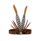 Maxbell Indian Headdress Headband Crown Peacock Costume for Party Burlesque Women Style A