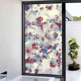 Max Floral Static Cling Stained Window Film Privacy Frosted Glass Stickers 3 - Aladdin Shoppers