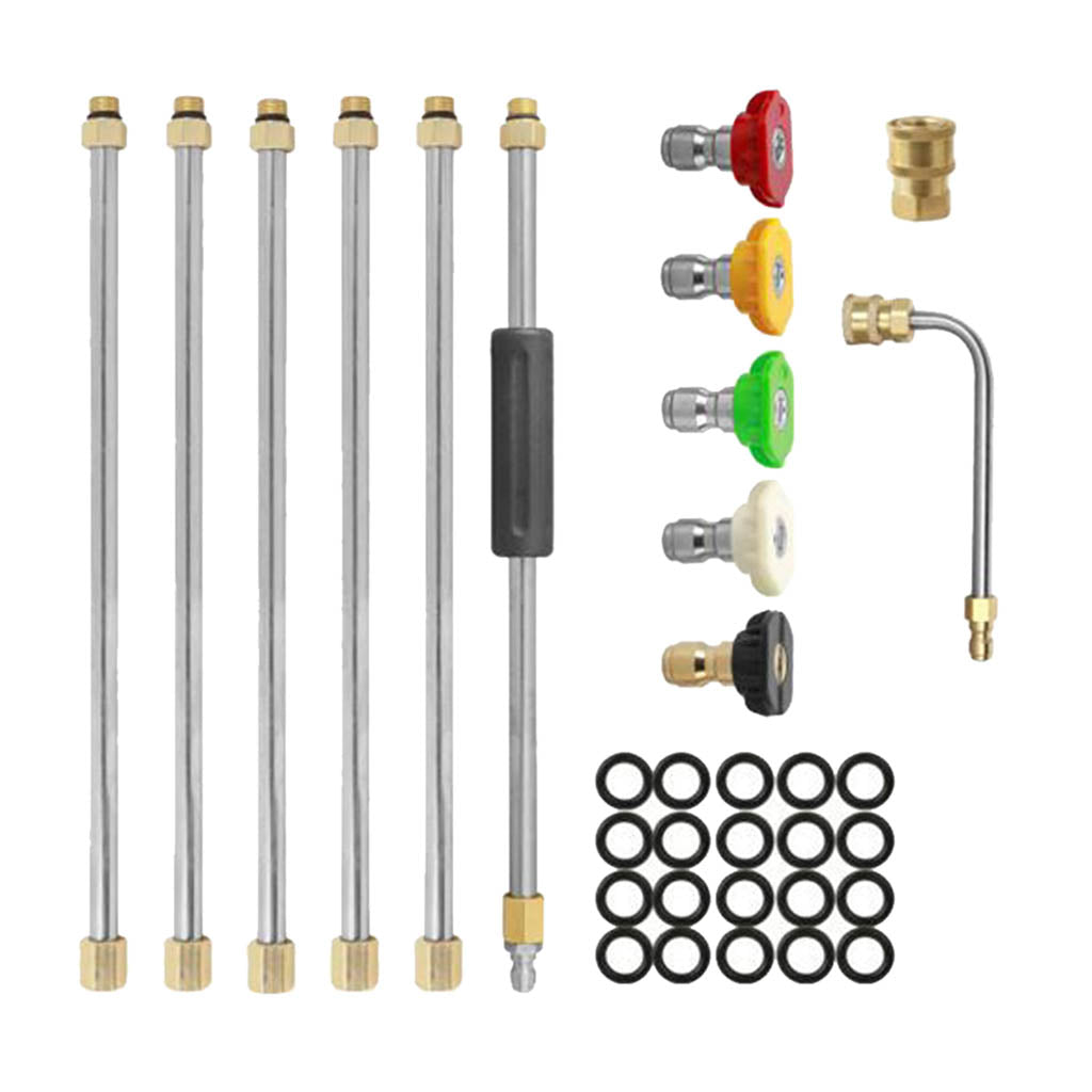 Max Maxb 1/4'' Pressure Washer Extension Wand Replacement Lance Spray Nozzle Tips