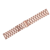 Maxbell 20mm Stainless Steel Alternate Watch Band Strap for Smart Watch Rose gold