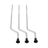 Maxbell 3Pcs metal Bass Drum Legs Percussion Instrument Parts Drum Replacement Parts