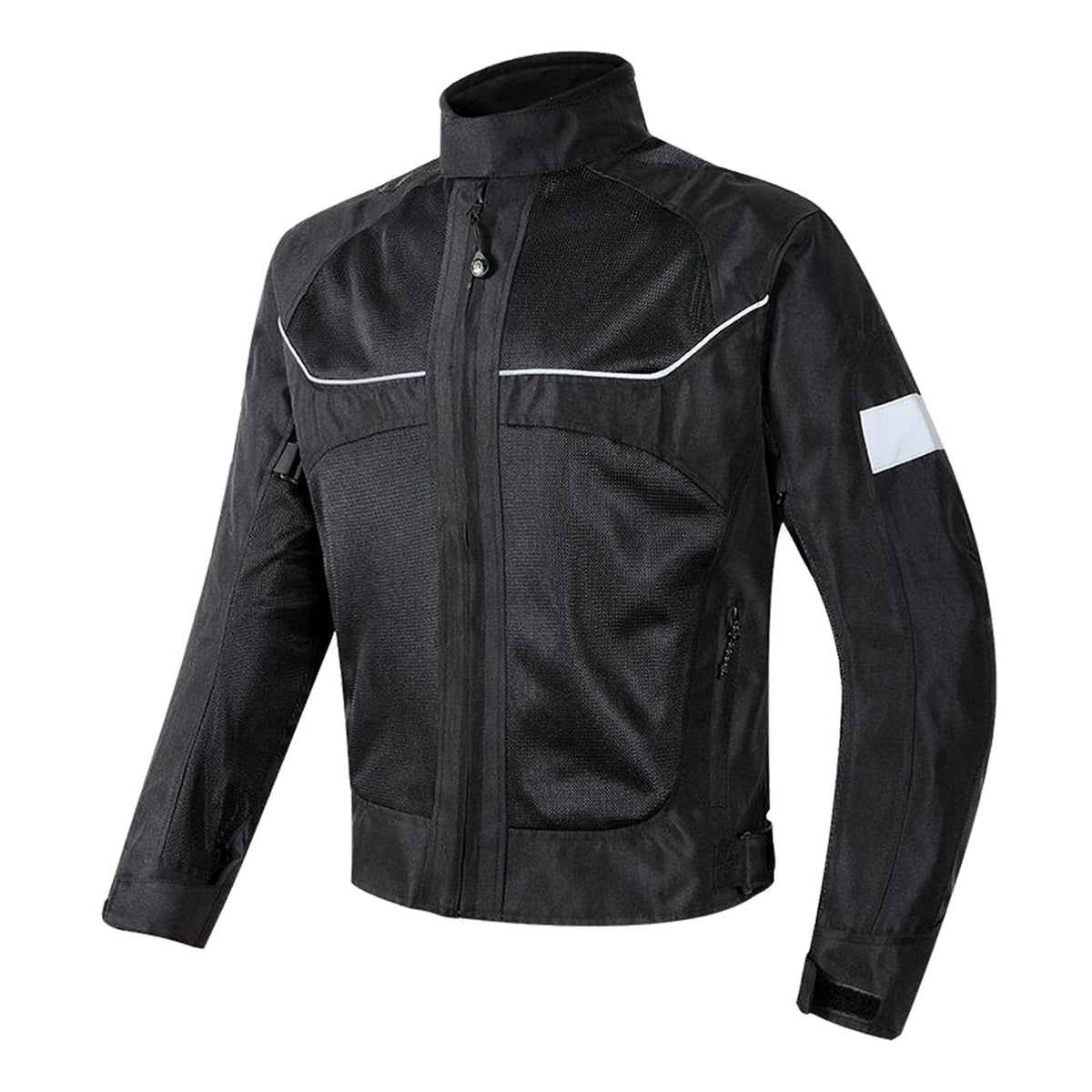 Maxbell Motorcycle Jacket Water Resistant for Motorbike Riding Men Women Summer Black 3XL