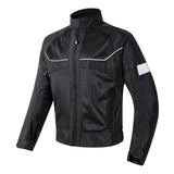 Maxbell Motorcycle Jacket Water Resistant for Motorbike Riding Men Women Summer Black 3XL