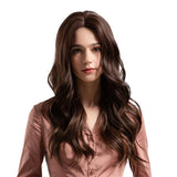 Max 24 inch Natural Synthetic Long Curly Wigs for Women Cosplay Middle Part Wig