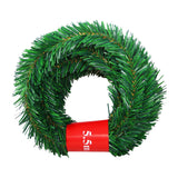 Maxbell Artificial Rattan Banner Green Xmas Garland for Ornaments