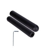 Maxbell 2 Pieces Barbell Bar Adapter Sleeve with L Shaped Wrench for Weightlifting 50mmx300mm ball head