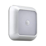 Maxbell LED Infrared Night Motion Sensor Light Closet Stair Cabinet Lamp Clear White