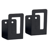 Maxbell 2x Multipurpose Drying Stands for Pantry Chopping Board Black No Hole Mount