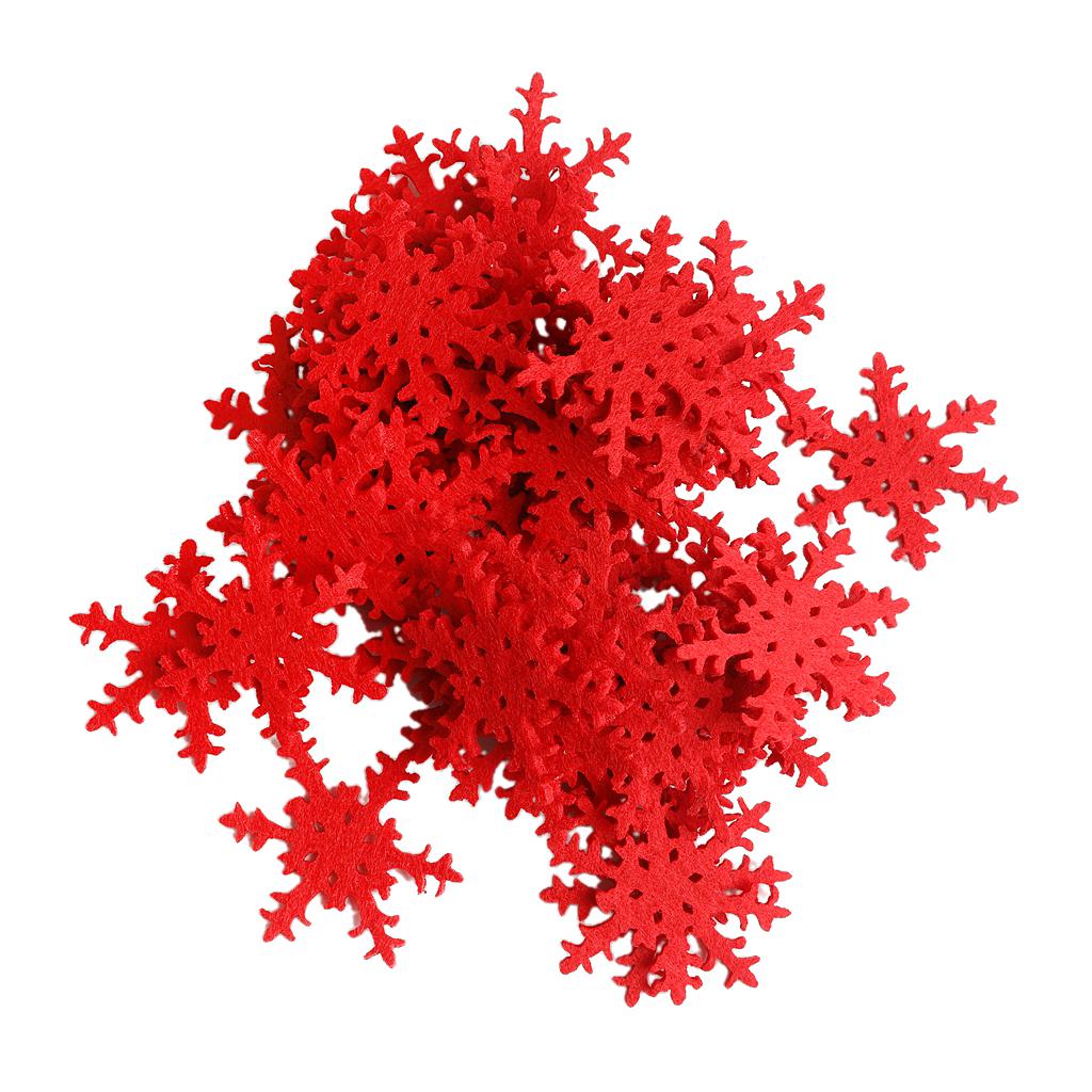 Max 100pcs Lots Xmas Snowflakes Window Clings Sticker Christmas Home Ornaments