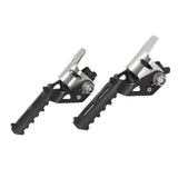 Maxbell Highway Front Foot Pegs Folding Footrests Clamps for BMW R1250GS F850GS